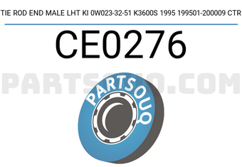 CTR CE0276 TIE ROD END MALE LHT KI 0W023-32-51 K3600S 1995 199501-200009 CTR