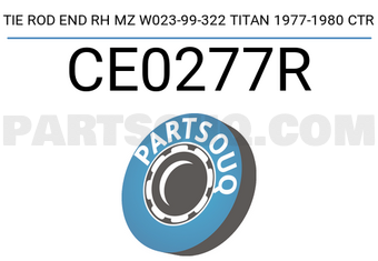 CTR CE0277R TIE ROD END RH MZ W023-99-322 TITAN 1977-1980 CTR