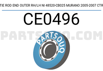CTR CE0496 TIE ROD END OUTER RH/LH NI 48520-CB025 MURANO 2005-2007 CTR