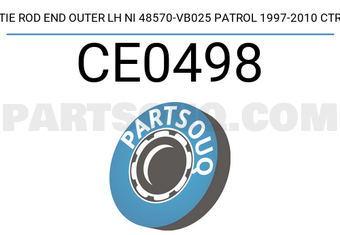 CTR CE0498 TIE ROD END OUTER LH NI 48570-VB025 PATROL 1997-2010 CTR