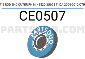 CTR CE0507 TIE ROD END OUTER RH NI 48520-3U025 TIIDA 2004-2012 CTR