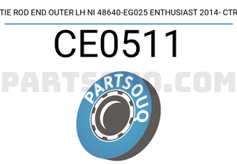 CTR CE0511 TIE ROD END OUTER LH NI 48640-EG025 ENTHUSIAST 2014- CTR