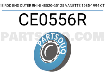 CTR CE0556R TIE ROD END OUTER RH NI 48520-G5125 VANETTE 1985-1994 CTR