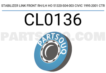 CTR CL0136 STABILIZER LINK FRONT RH/LH HO 51320-S04-003 CIVIC 1995-2001 CTR