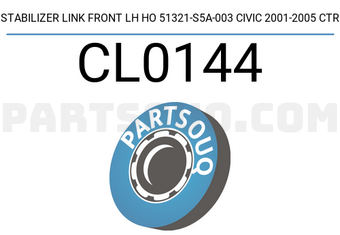 CTR CL0144 STABILIZER LINK FRONT LH HO 51321-S5A-003 CIVIC 2001-2005 CTR