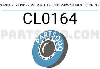 CTR CL0164 STABILIZER LINK FRONT RH/LH HO 51320-S0X-C01 PILOT 2003- CTR