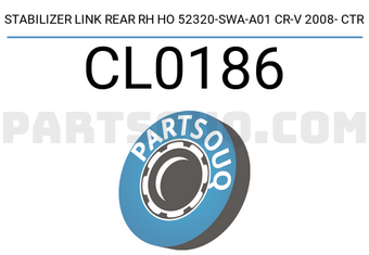 CTR CL0186 STABILIZER LINK REAR RH HO 52320-SWA-A01 CR-V 2008- CTR