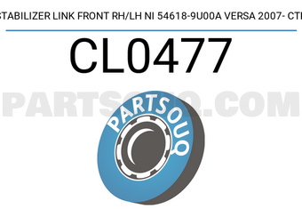 CTR CL0477 STABILIZER LINK FRONT RH/LH NI 54618-9U00A VERSA 2007- CTR