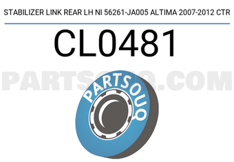 CTR CL0481 STABILIZER LINK REAR LH NI 56261-JA005 ALTIMA 2007-2012 CTR