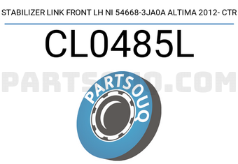 CTR CL0485L STABILIZER LINK FRONT LH NI 54668-3JA0A ALTIMA 2012- CTR