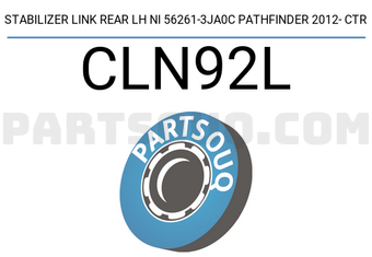 CTR CLN92L STABILIZER LINK REAR LH NI 56261-3JA0C PATHFINDER 2012- CTR