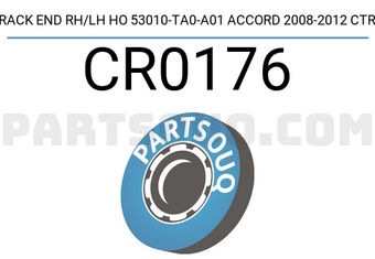 CTR CR0176 RACK END RH/LH HO 53010-TA0-A01 ACCORD 2008-2012 CTR