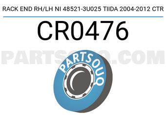 CTR CR0476 RACK END RH/LH NI 48521-3U025 TIIDA 2004-2012 CTR