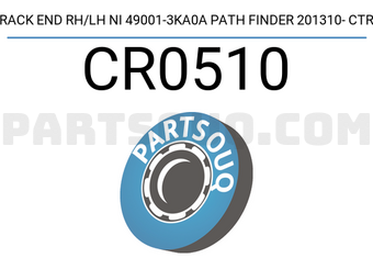 CTR CR0510 RACK END RH/LH NI 49001-3KA0A PATH FINDER 201310- CTR