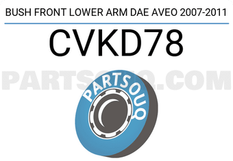 CTR CVKD78 BUSH FRT LOWER ARM, R