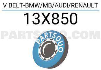 Contitech 13X850 V BELT-BMW/MB/AUDI/RENAULT