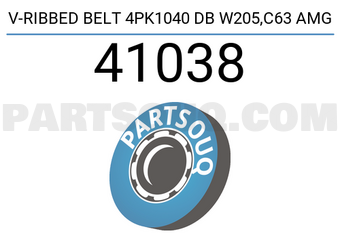 Contitech 41038 V-RIBBED BELT 4PK1040 DB W205,C63 AMG