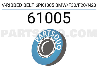 Contitech 61005 V-RIBBED BELT 6PK1005 BMW/F30/F20/N20