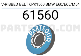 Contitech 61560 V-RIBBED BELT 6PK1560 BMW E60/E65/M54