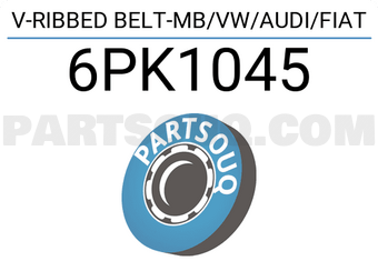 Contitech 6PK1045 V-RIBBED BELT-MB/VW/AUDI/FIAT