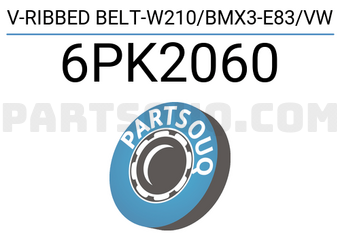 Contitech 6PK2060 V-RIBBED BELT-W210/BMX3-E83/VW