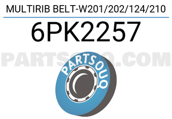Contitech 6PK2257 MULTIRIB BELT-W201/202/124/210