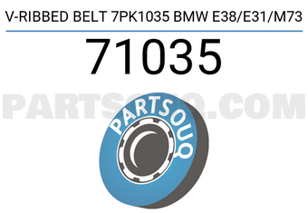 Contitech 71035 CORREA ACANALADA 7PK1035 BMW E38/E31/M73