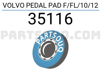 Cosibo 35116 VOLVO PEDAL PAD F/FL/10/12