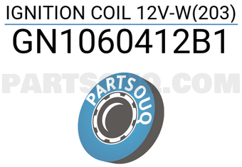 DELPHI GN1060412B1 IGNITION COIL 12V-W(203)