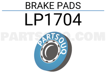 DELPHI LP1704 BRAKE PADS