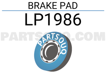 DELPHI LP1986 BRAKE PAD