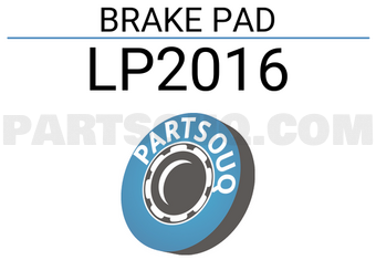 DELPHI LP2016 BRAKE PAD