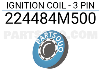 DENKI 224484M500 IGNITION COIL - 3 PIN