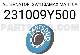 DENKI 231009Y500 ALTERNATOR12V/110AMAXIMA 110A