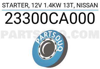 DENKI 23300CA000 STARTER, 12V 1.4KW 13T, NISSAN