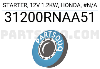 DENKI 31200RNAA51 STARTER, 12V 1.2KW, HONDA, #N/A