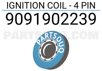 DENKI 9091902239 IGNITION COIL - 4 PIN