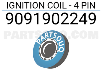 DENKI 9091902249 IGNITION COIL - 4 PIN