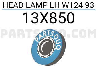 DEPO 13X850 HEAD LAMP LH W124 93