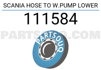 Diesel Technic 111584 SCANIA HOSE TO W.PUMP LOWER