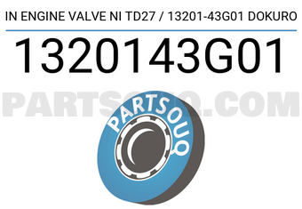 Dokuro 1320143G01 IN ENGINE VALVE NI TD27 / 13201-43G01 DOKURO