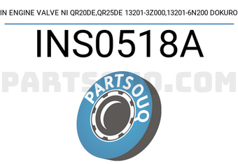 Dokuro INS0518A IN ENGINE VALVE NI QR20DE,QR25DE 13201-3Z000,13201-6N200 DOKURO