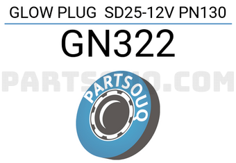 EIKO GN322 GLOW PLUG SD25-12V PN130