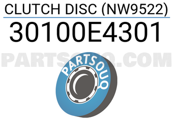 Exedy 30100E4301 CLUTCH DISC (NW9522)