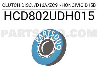 Exedy HCD802UDH015 CLUTCH DISC, /D16A/ZC91-HONCIVIC D15B