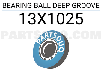 FAG 13X1025 BEARING BALL DEEP GROOVE