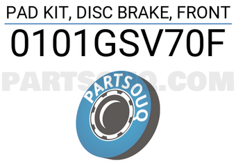 FEBEST 0101GSV70F PAD KIT, DISC BRAKE, FRONT