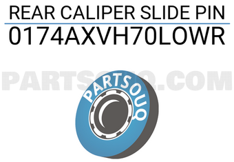 FEBEST 0174AXVH70LOWR REAR CALIPER SLIDE PIN