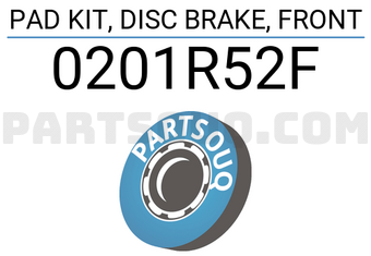 FEBEST 0201R52F PAD KIT, DISC BRAKE, FRONT