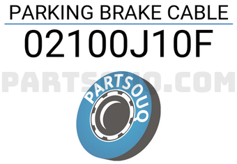 FEBEST 02100J10F PARKING BRAKE CABLE